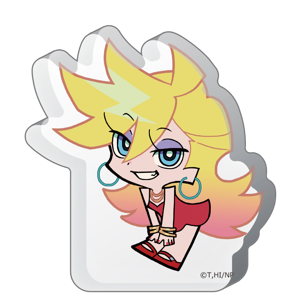 New PANTY & STOCKING with GARTERBELT メタリック缶バッジ2個セット