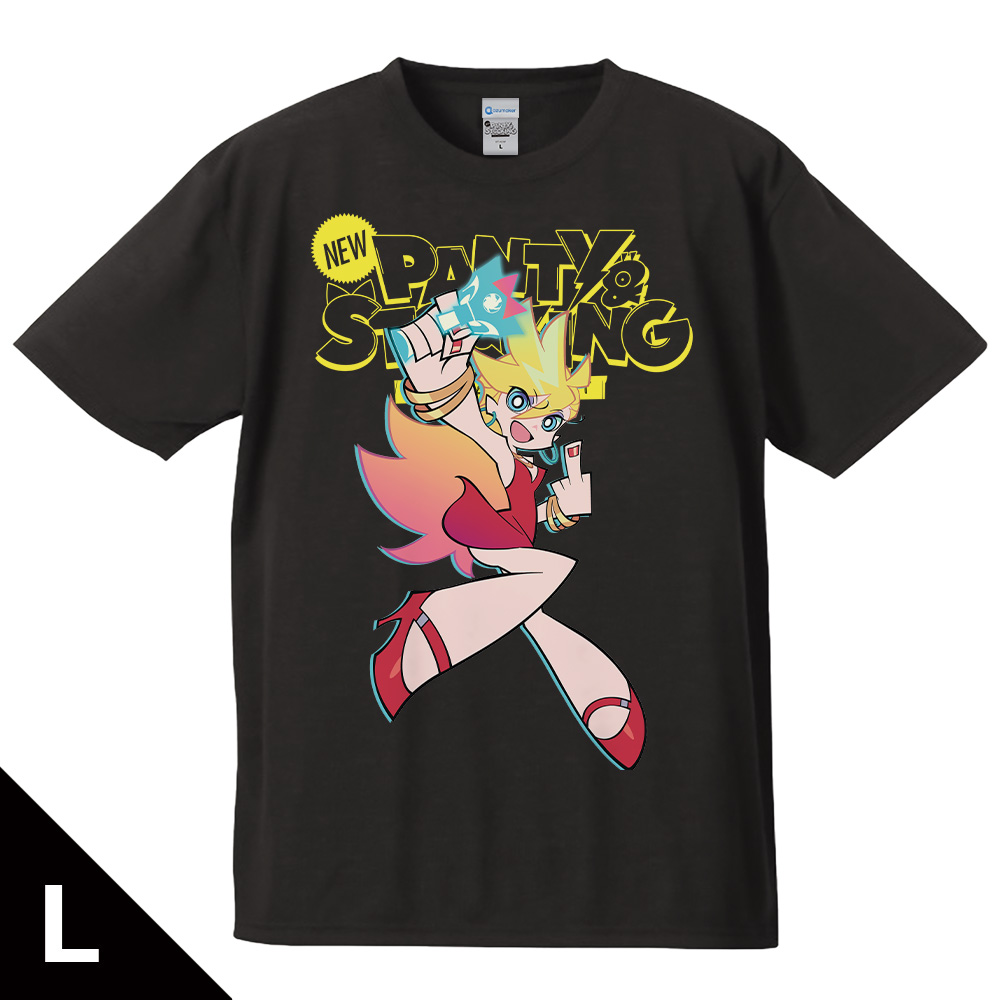 New PANTY & STOCKING with GARTERBELT Tシャツ パンティ キービジュアルver. Lサイズ