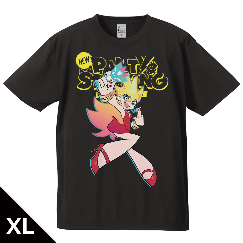 New PANTY & STOCKING with GARTERBELT Tシャツ パンティ キービジュアルver. XLサイズ