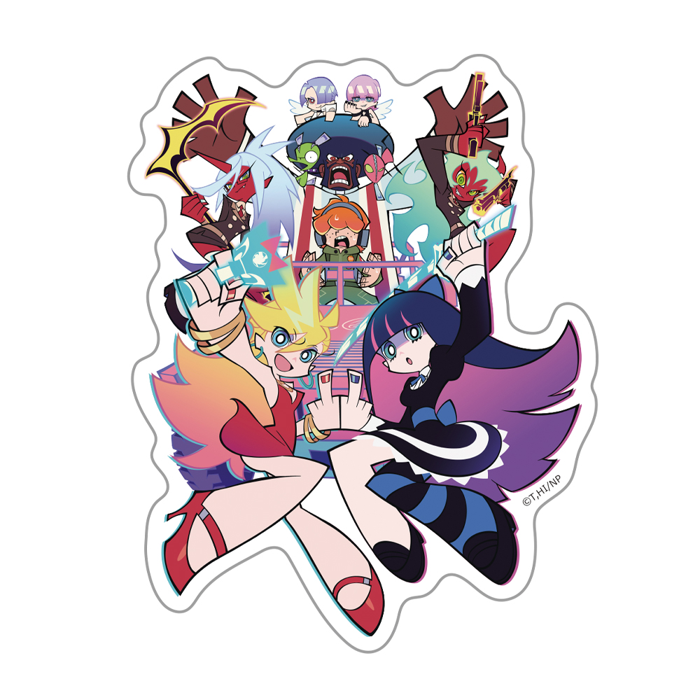New PANTY & STOCKING with GARTERBELT ダイカットステッカー キービジュアル
