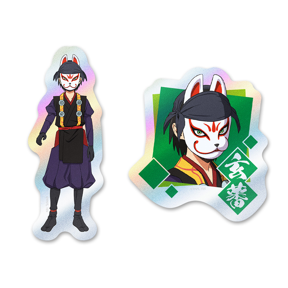 逃げ上手の若君 キャラキラステッカーセット 風間玄蕃