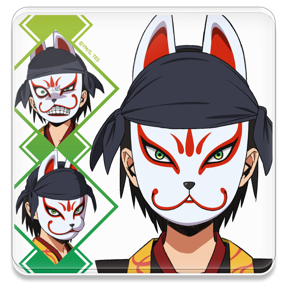 逃げ上手の若君 アクリルコースター 風間玄蕃