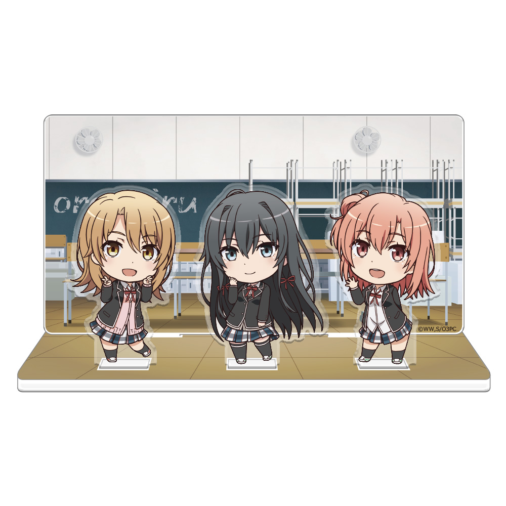 やはり俺の青春ラブコメはまちがっている。完 アクリルジオラマA[雪乃＆結衣＆いろは]