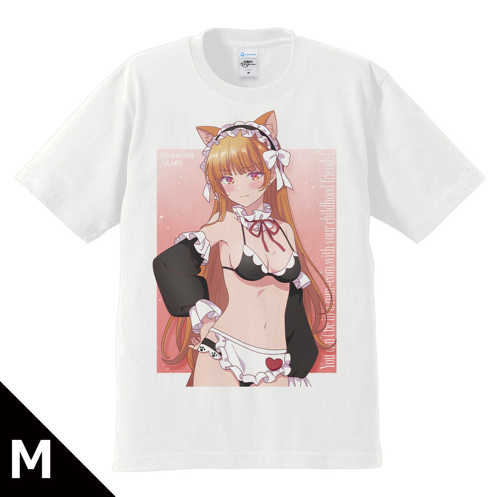 幼馴染とはラブコメにならない Tシャツ 火威 灯 猫耳水着メイドver. Mサイズ【描き下ろし】