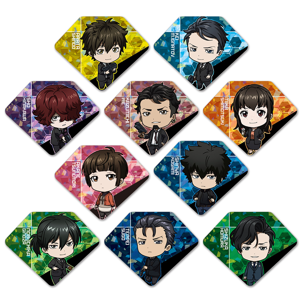 Psycho Pass サイコパス ３ トレーディングプリズムバッジ 1pcs