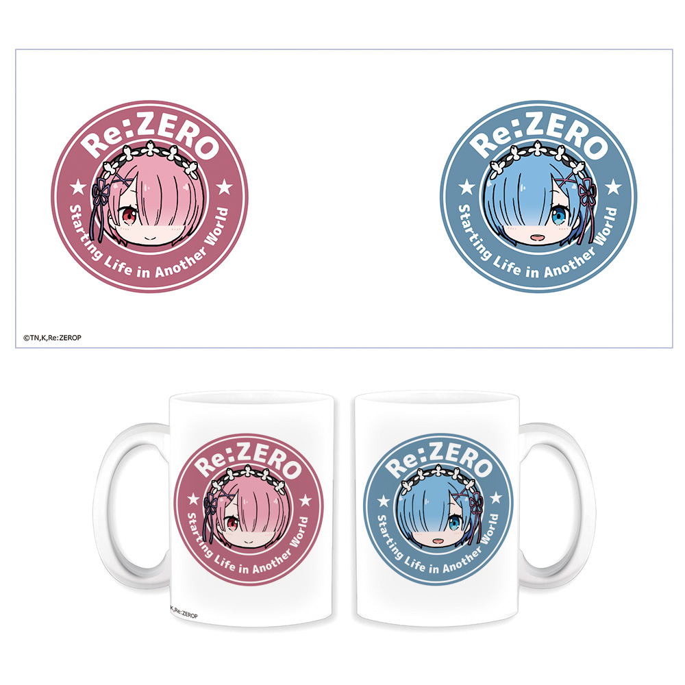 Re:ゼロから始める異世界生活　ちゅるキャラ マグカップ　レム&ラム