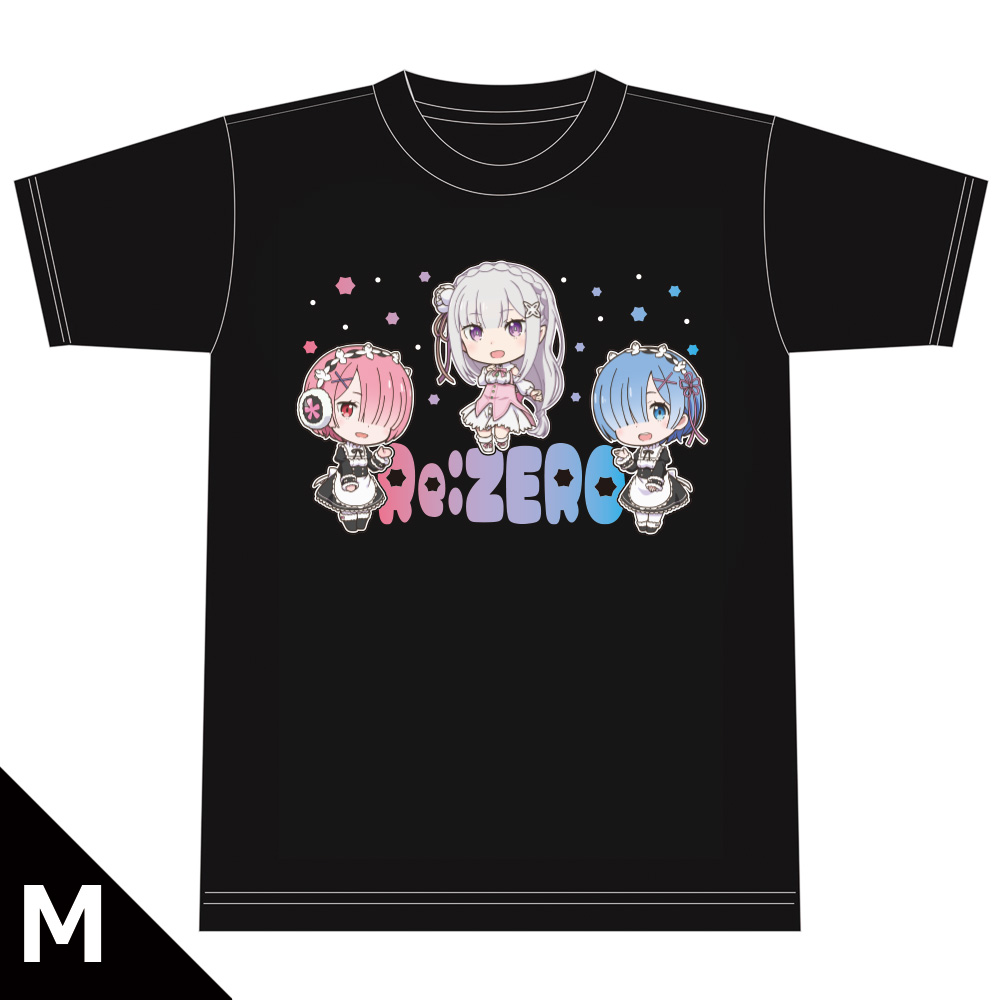 OVA Re：ゼロから始める異世界生活 Memory Snow Ｔシャツ［エミリア＆レム＆ラム］ Mサイズ