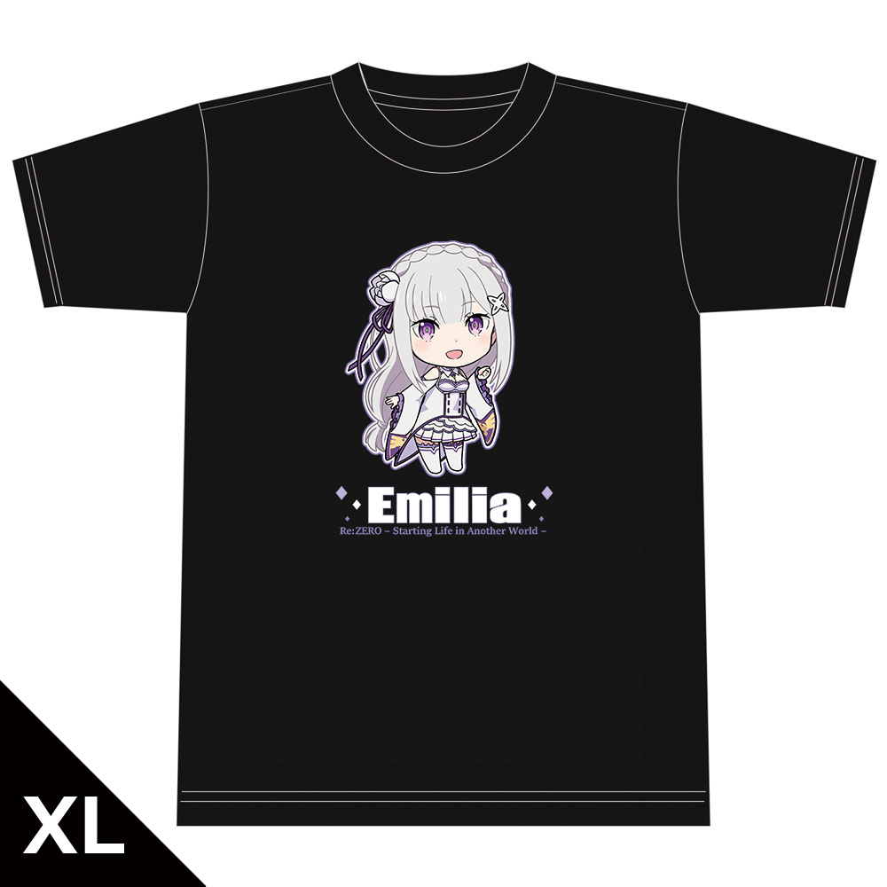 Re:ゼロから始める異世界生活 ＴシャツB［エミリア］ XLサイズ