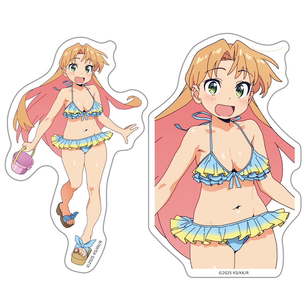 瑠璃の宝石 ダイカットステッカーセット 谷川 瑠璃 水着ver.【描き下ろし】