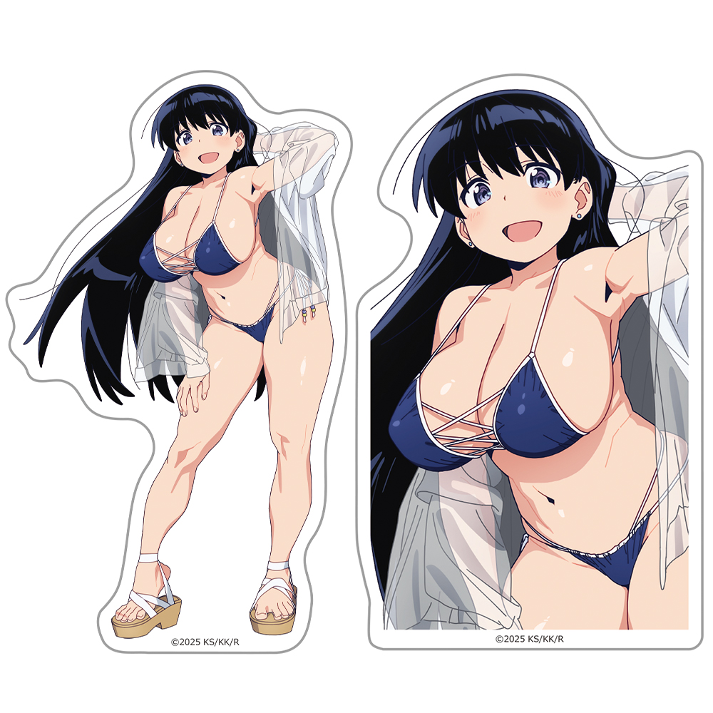 瑠璃の宝石 ダイカットステッカーセット 荒砥 凪 水着ver.【描き下ろし】