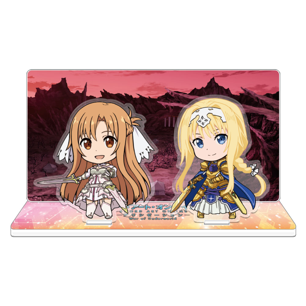 ソードアート・オンライン アリシゼーション War of Underworld アクリルジオラマB[アスナ《創世神ステイシア》＆アリス]