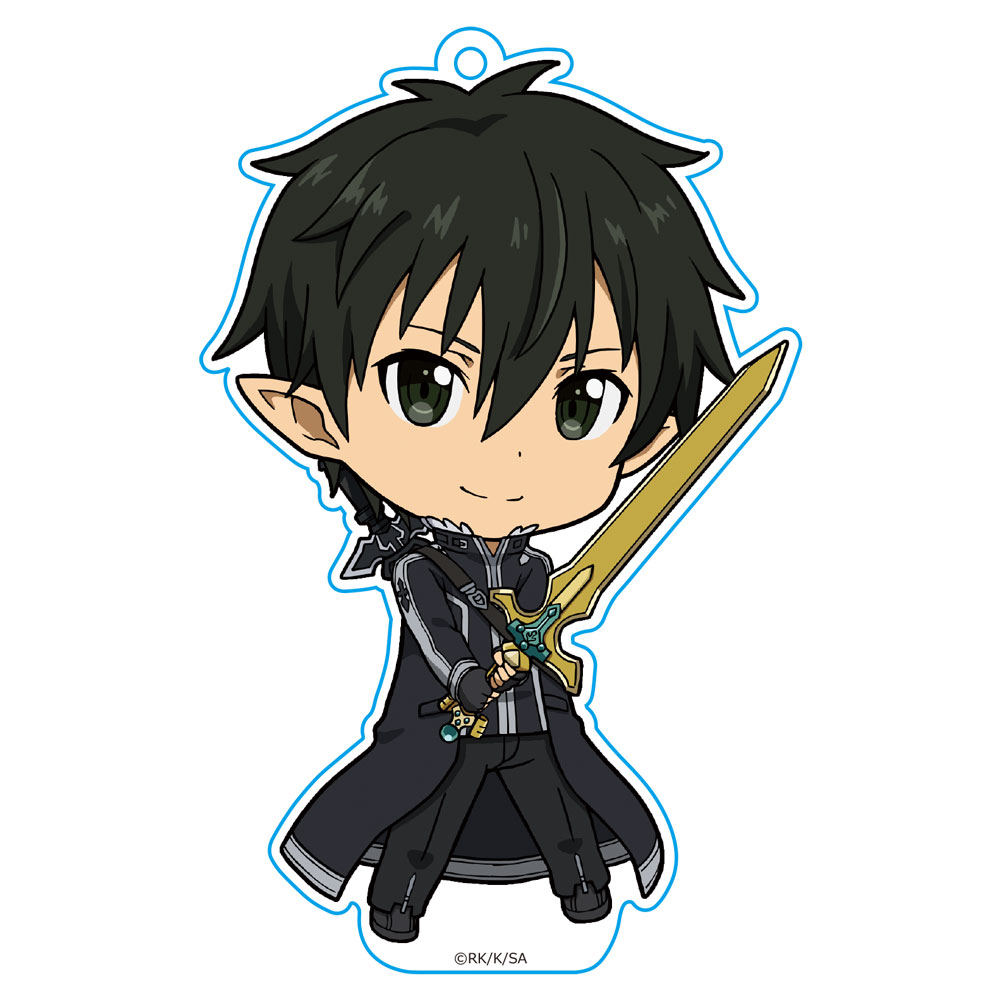 ソードアート・オンライン ぷにこれ！キーホルダー(スタンド付) キリト[キャリバー]