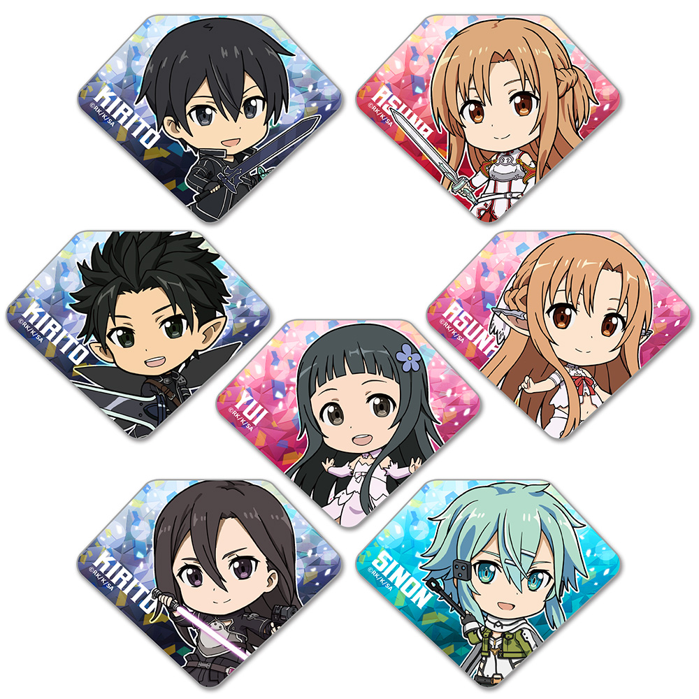 ソードアート・オンライン トレーディングプリズムバッジ vol.1(1pcs)