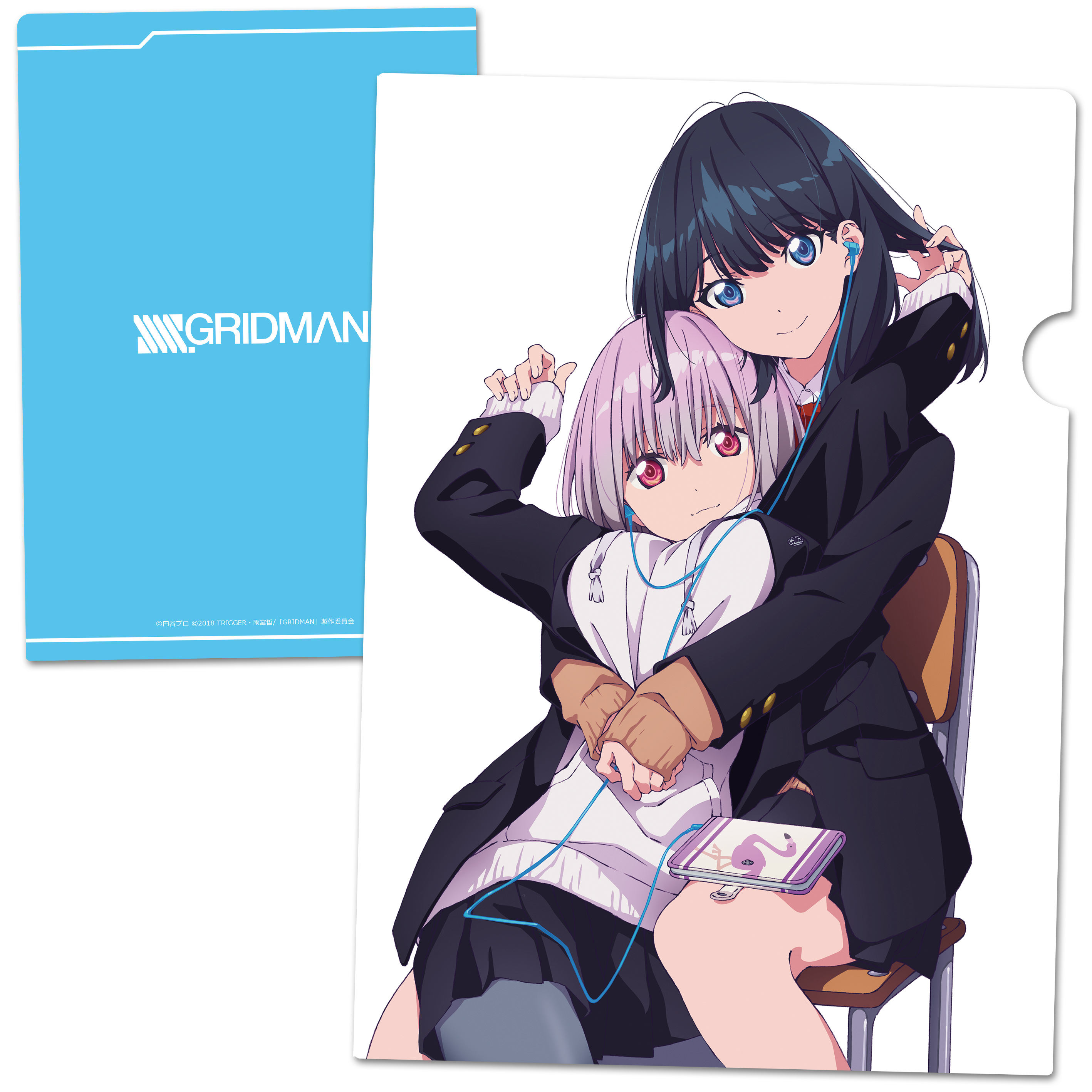 希少 正しく レア グリッドマン 新条アカネ 原画 クリアファイル