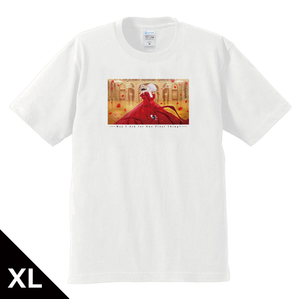 TVアニメ『最後にひとつだけお願いしてもよろしいでしょうか』 Tシャツ スカーレット ティザービジュアルver. XLサイズ