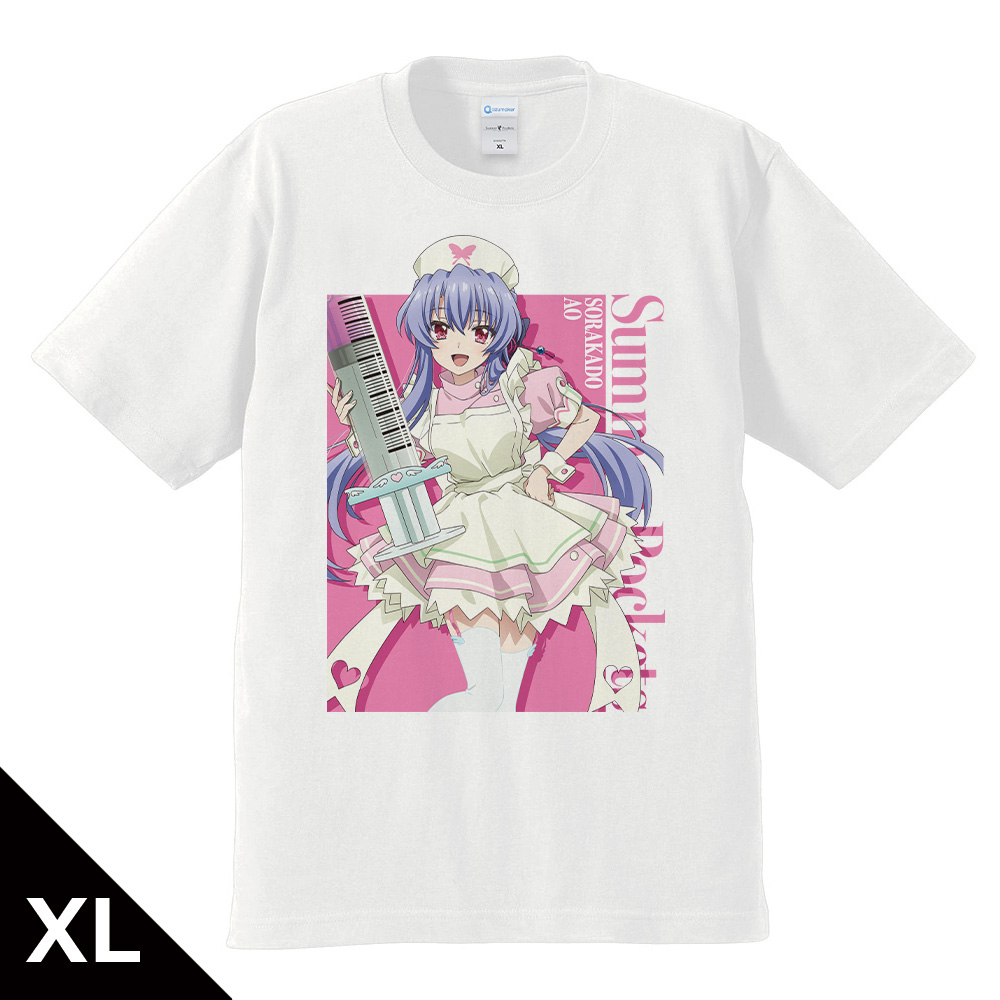 TVアニメ 『Summer Pockets』 Tシャツ 空門 蒼 ナースメイドver. XLサイズ 【描き下ろし】