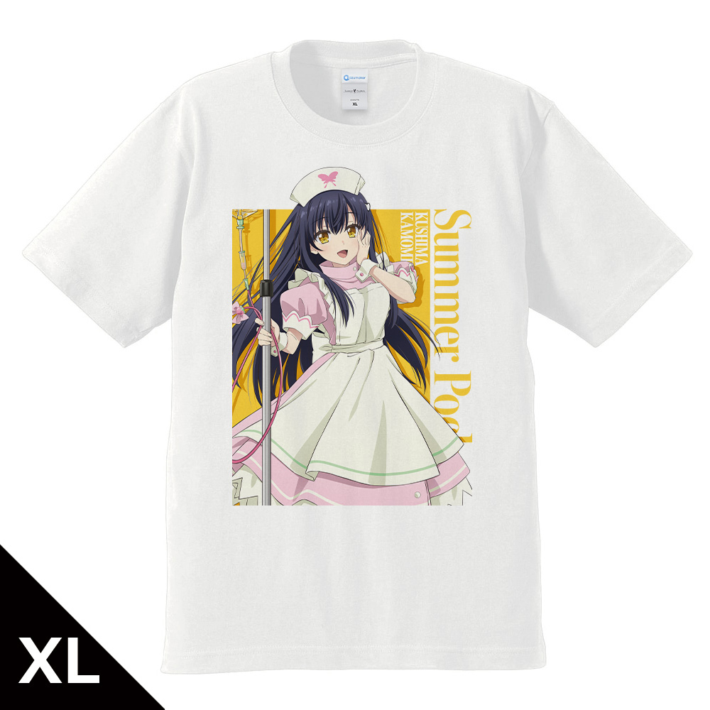 TVアニメ 『Summer Pockets』 Tシャツ 久島 鴎 ナースメイドver. XLサイズ 【描き下ろし】