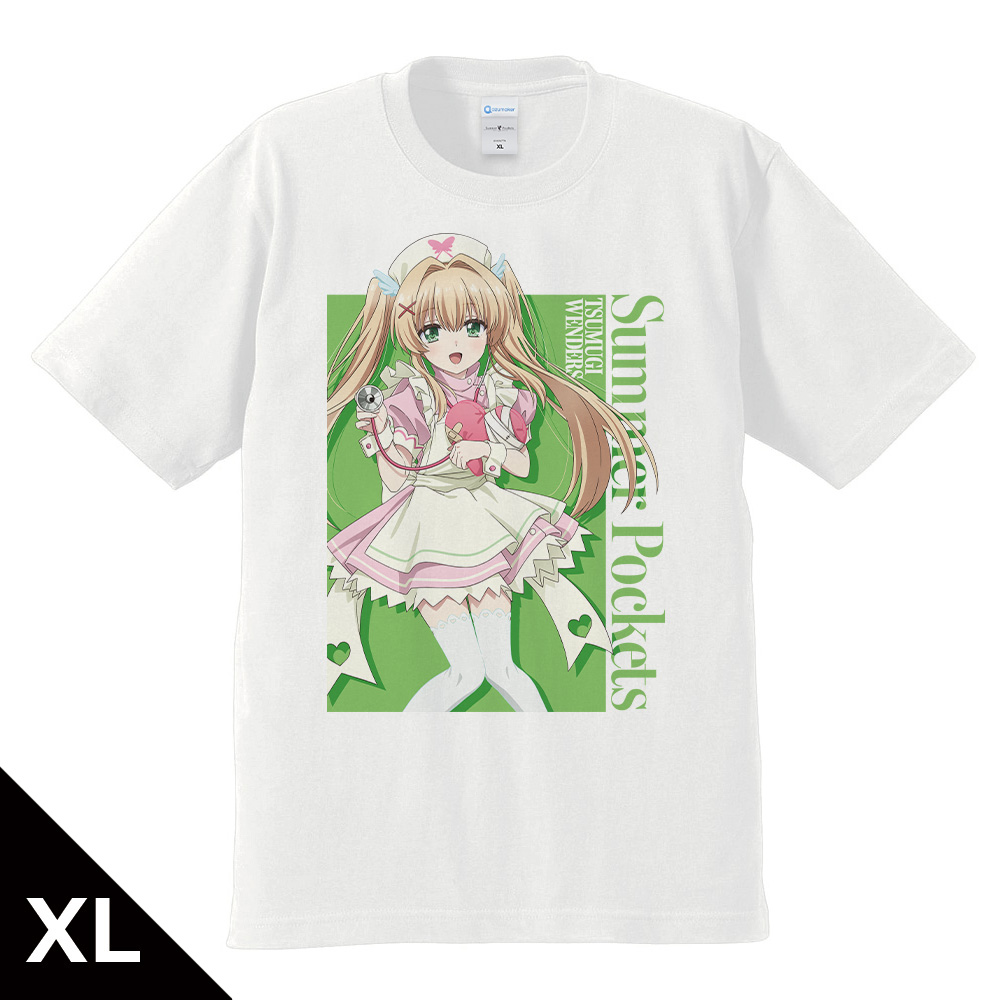 TVアニメ 『Summer Pockets』 Tシャツ 紬 ヴェンダース ナースメイドver. XLサイズ 【描き下ろし】