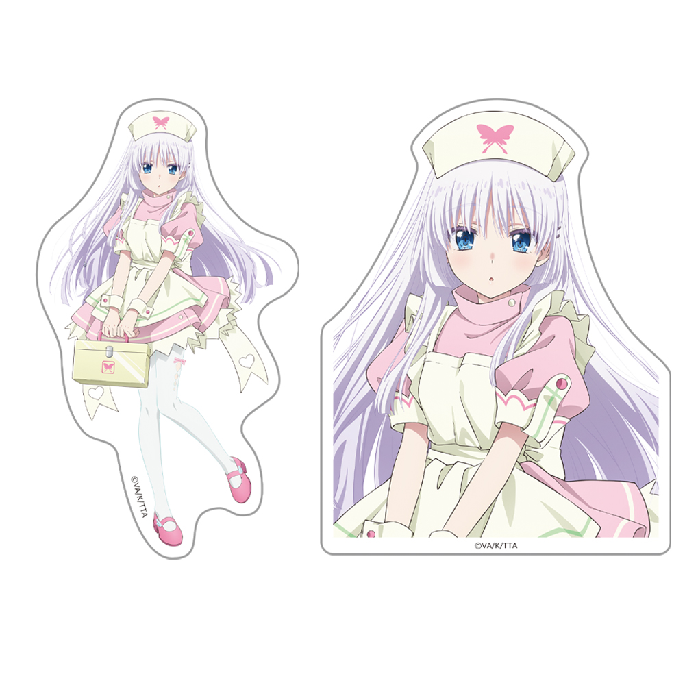TVアニメ 『Summer Pockets』 ダイカットステッカーセット 鳴瀬 しろは ナースメイドver. 【描き下ろし】