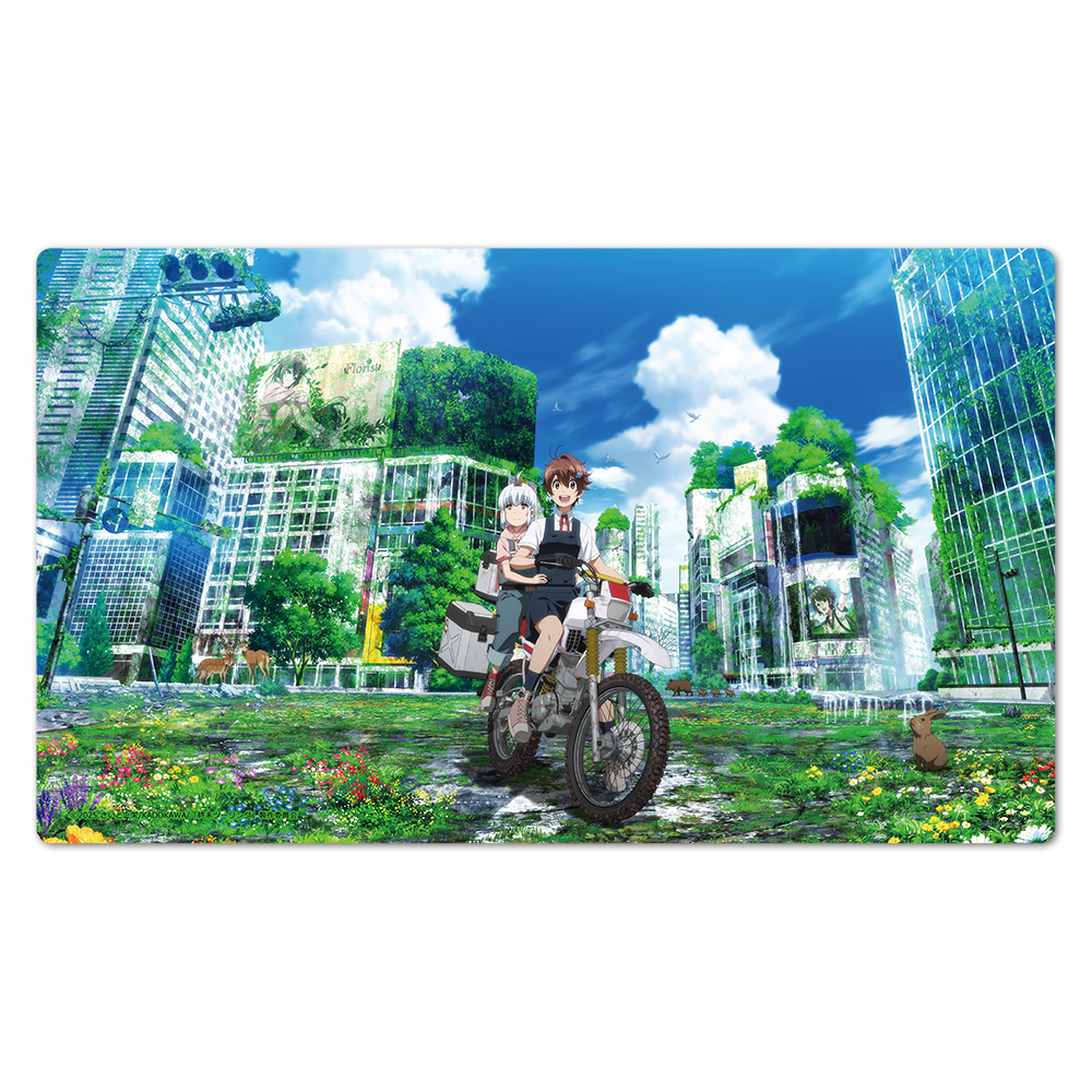 終末ツーリング キャラクターラバーマット ティザービジュアルver.