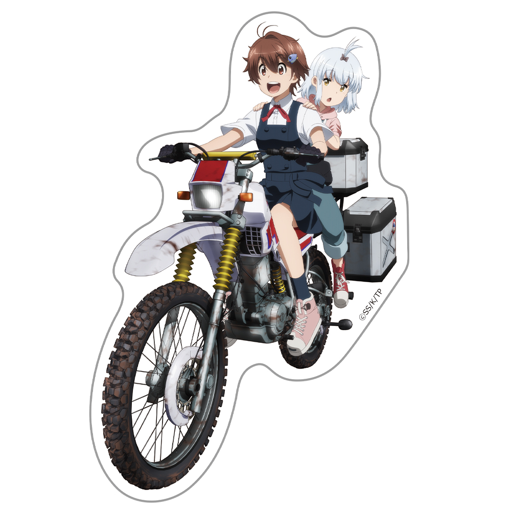 終末ツーリング ダイカットステッカー ヨーコ＆アイリ