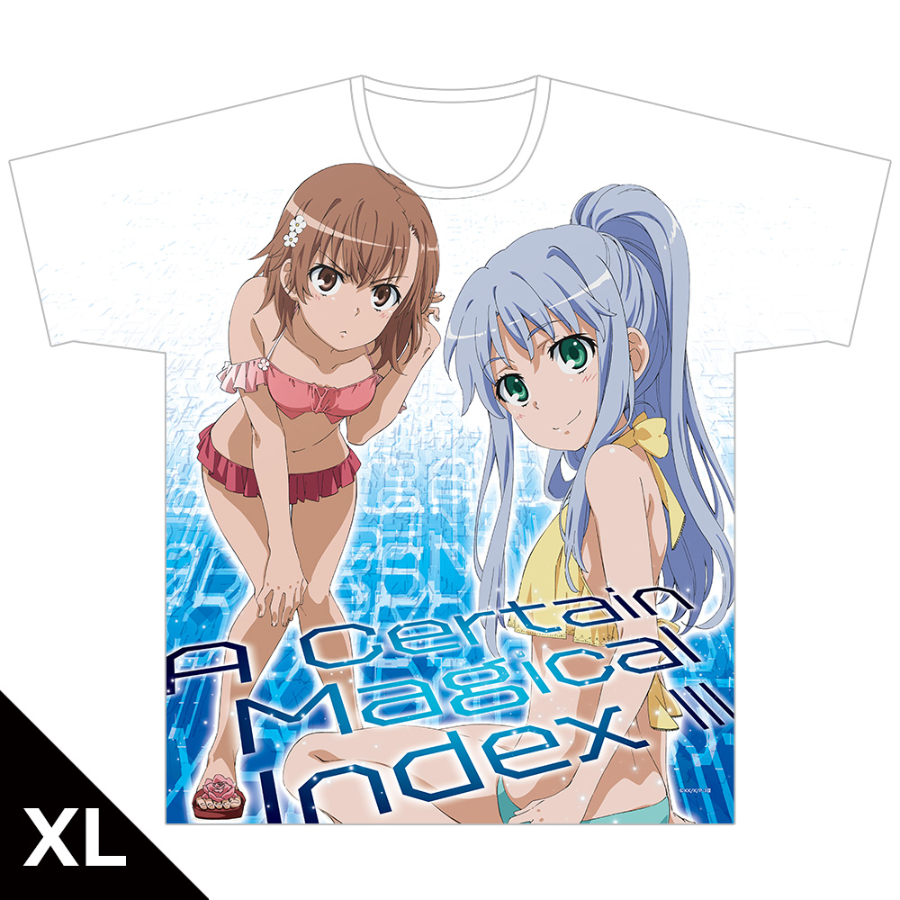 とある魔術の禁書目録III　フルグラフィックTシャツ［インデックス&御坂美琴］ XLサイズ