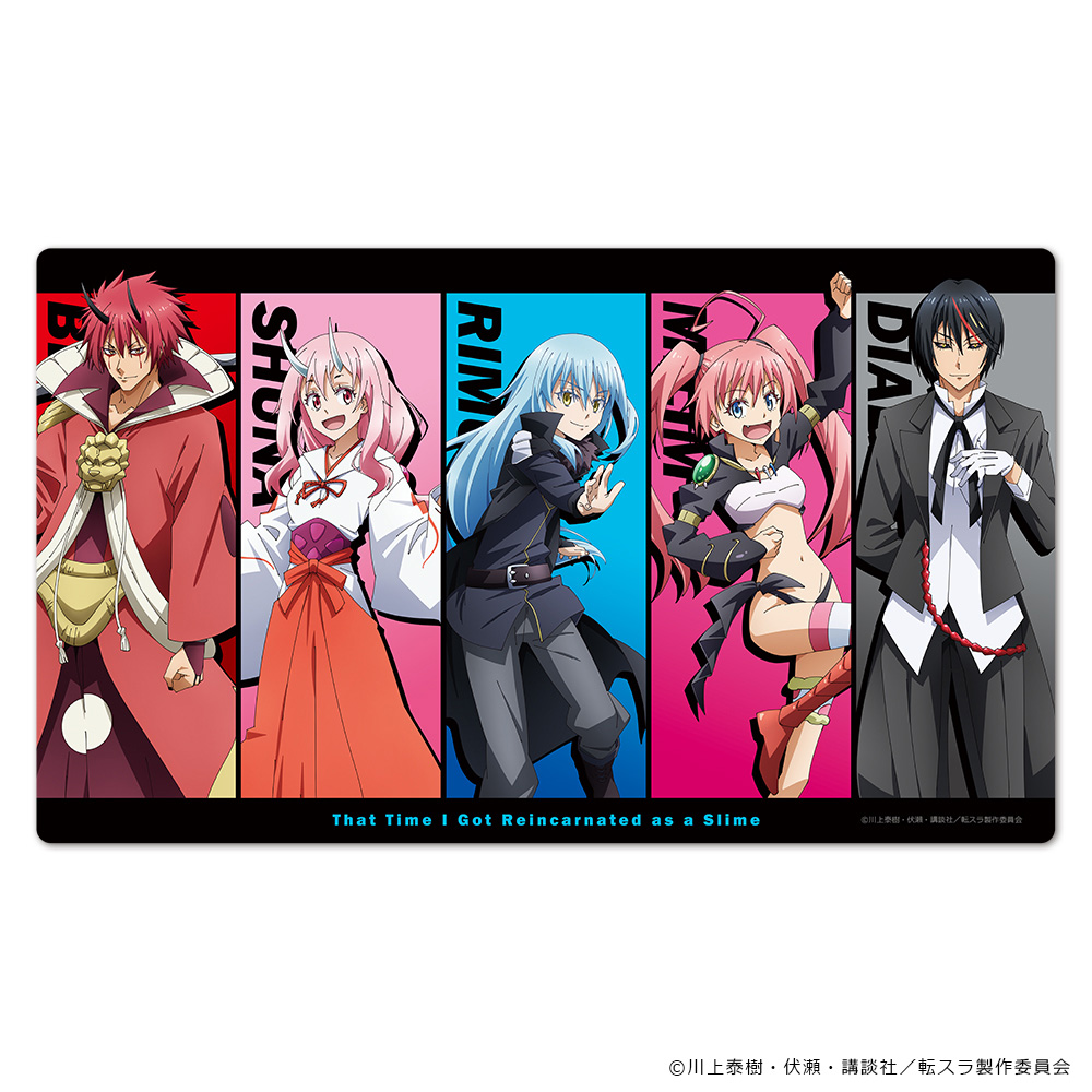 転生したらスライムだった件 キャラクターラバーマット ベニマル&シュナ&リムル&ミリム&ディアブロ