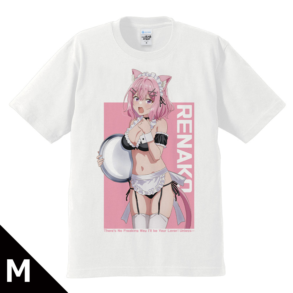 わたしが恋人になれるわけないじゃん、ムリムリ!（※ムリじゃなかった!?） Tシャツ 甘織 れな子 猫耳水着メイドver. Mサイズ【描き下ろし】
