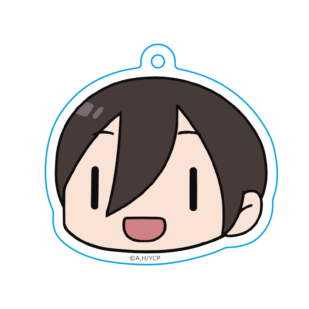 ゆるキャン△　顔スタンプキーホルダー 斉藤恵那