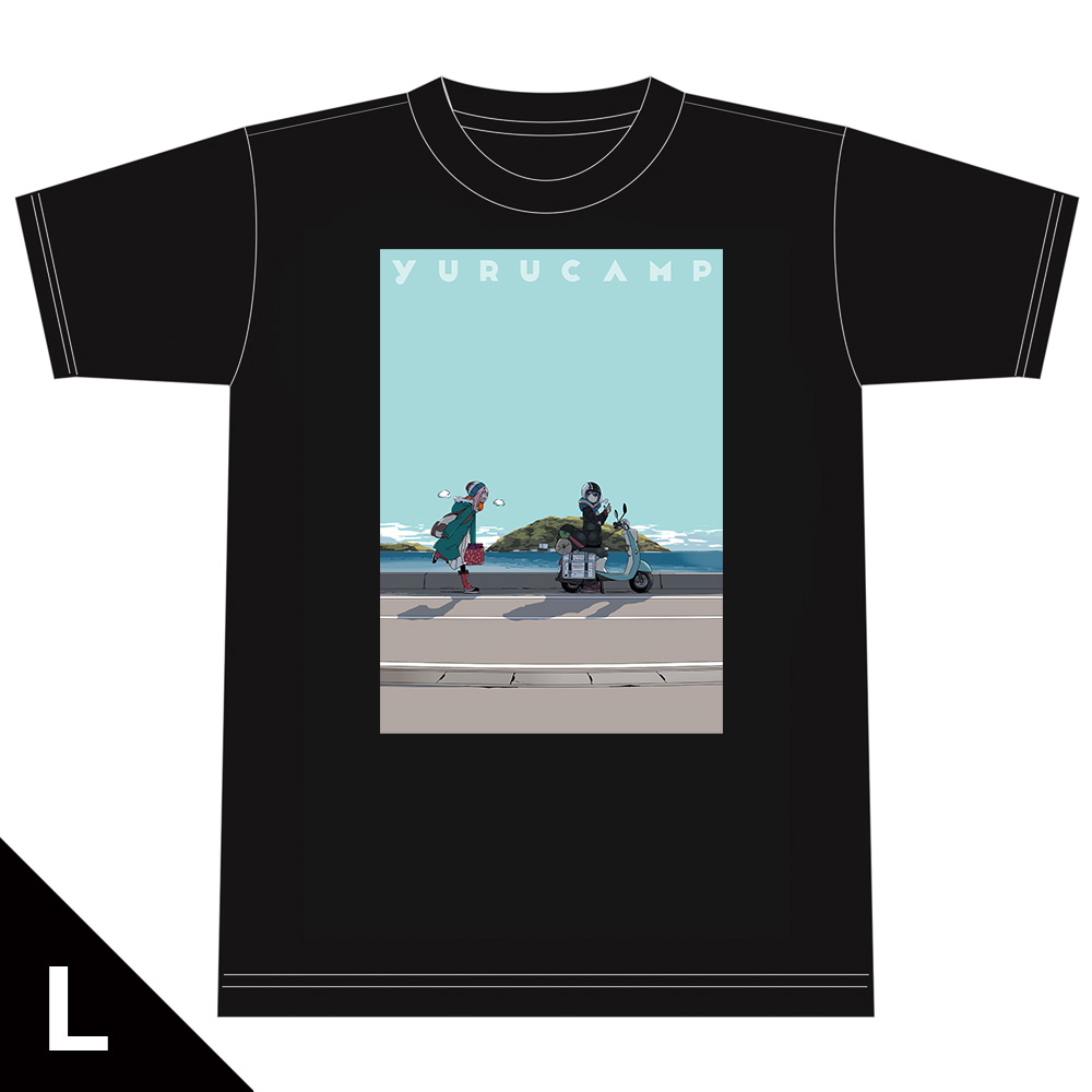 ゆるキャン△ Tシャツ［なでしこ＆リン］ Lサイズ