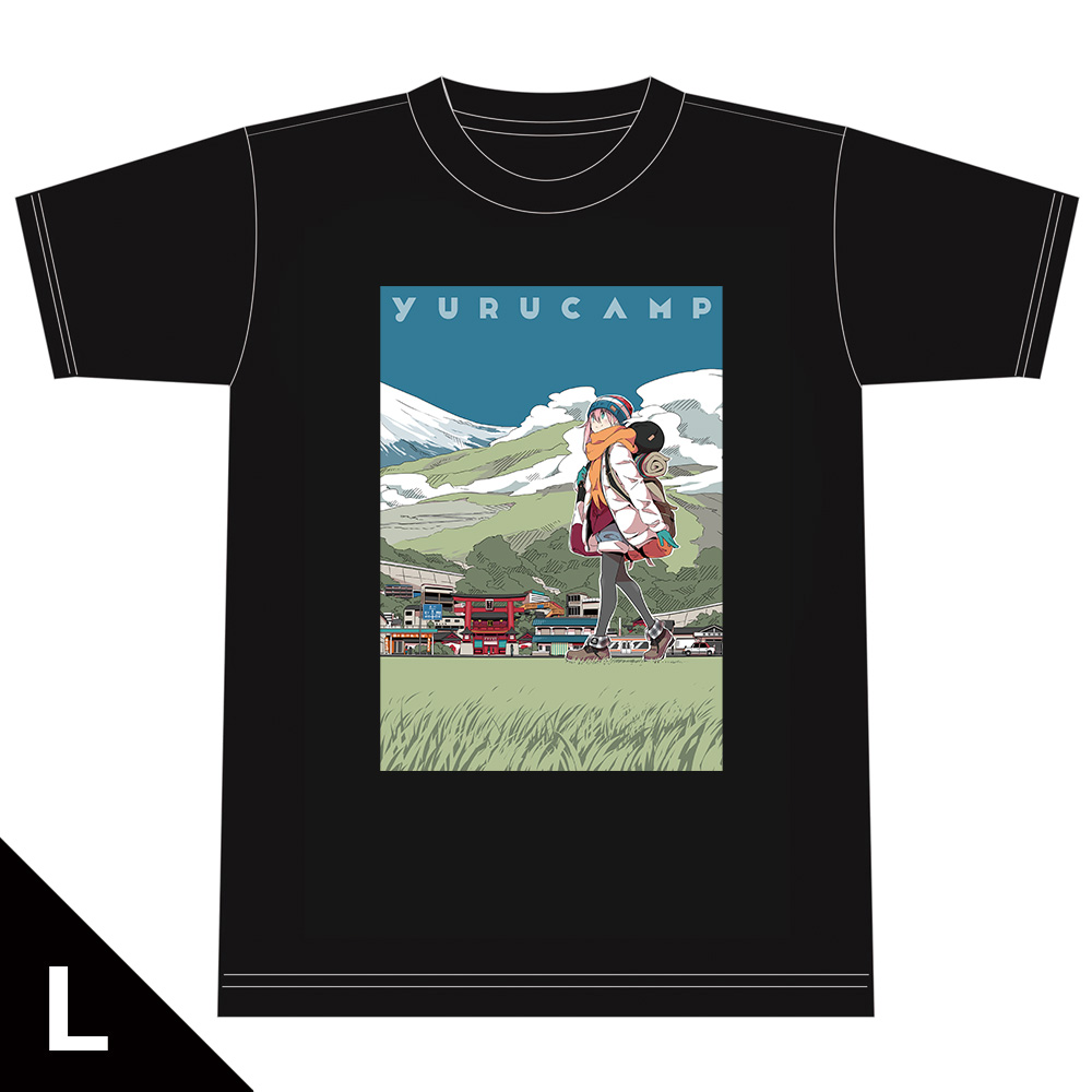 ゆるキャン△ TシャツB［各務原なでしこ］ Lサイズ