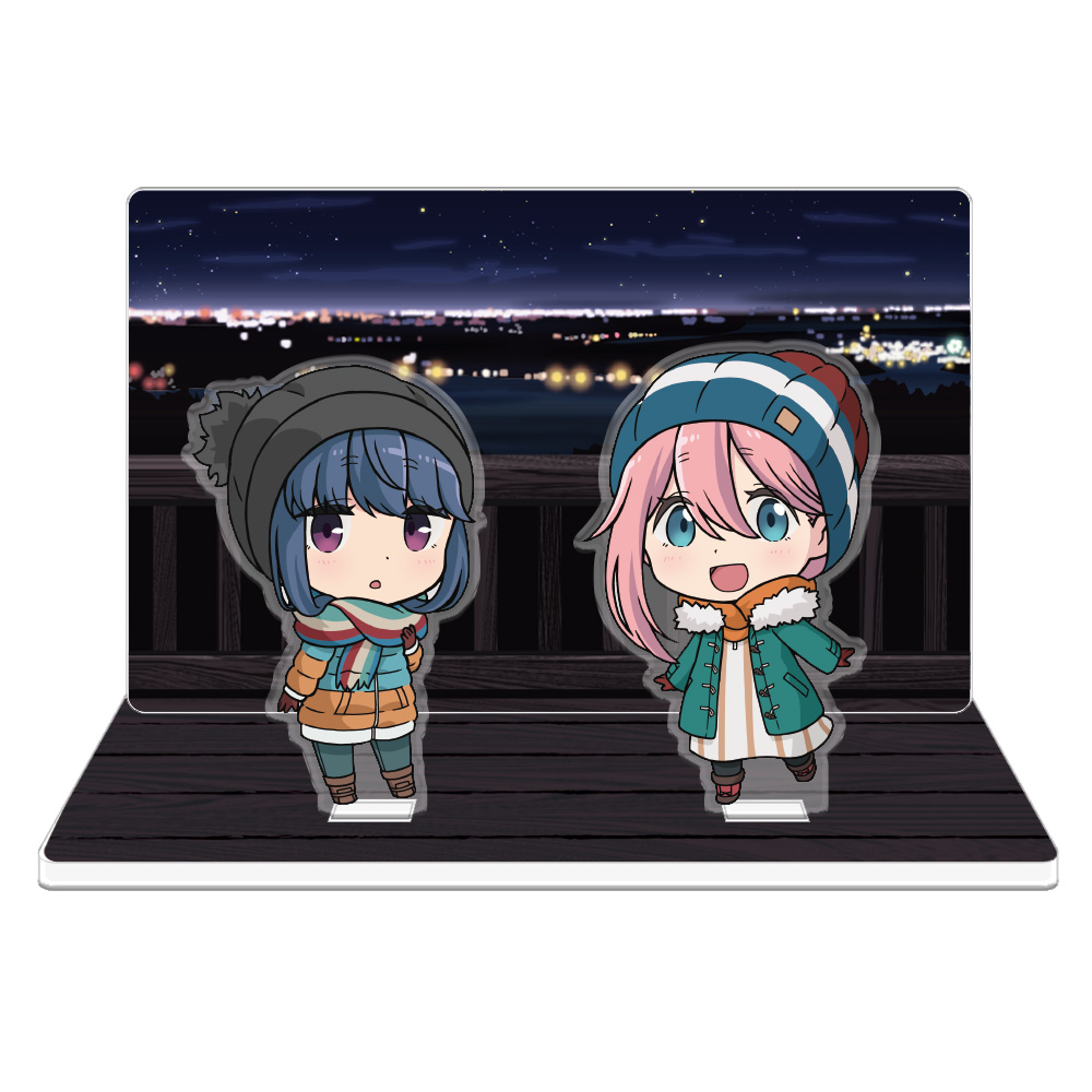 ゆるキャン△ アクリルジオラマC[なでしこ＆リン]