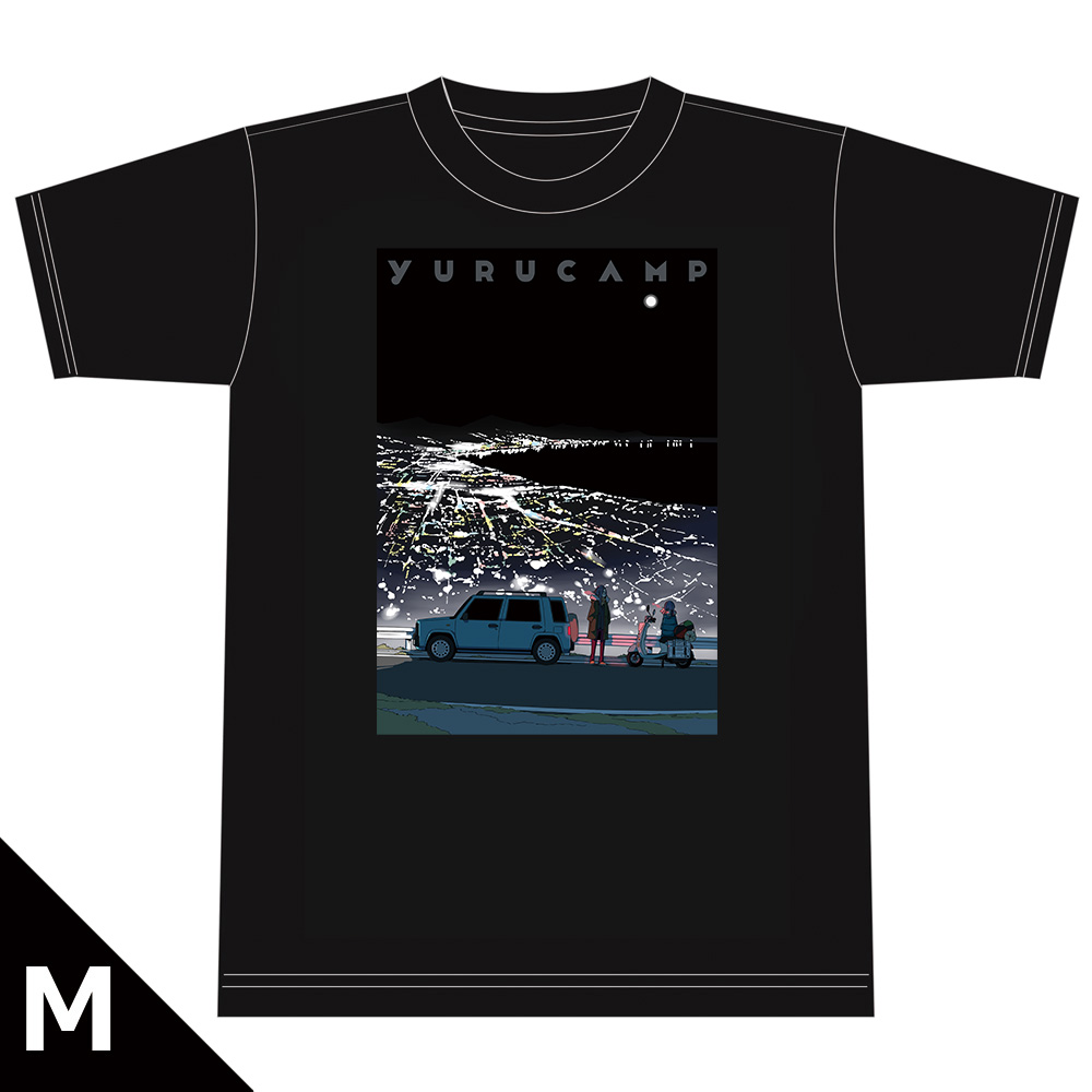 ゆるキャン△ TシャツE［リン＆桜］ Mサイズ