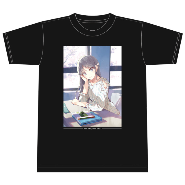 青春ブタ野郎はサンタクロースの夢を見ない Tシャツ 桜島麻衣 XLサイズ