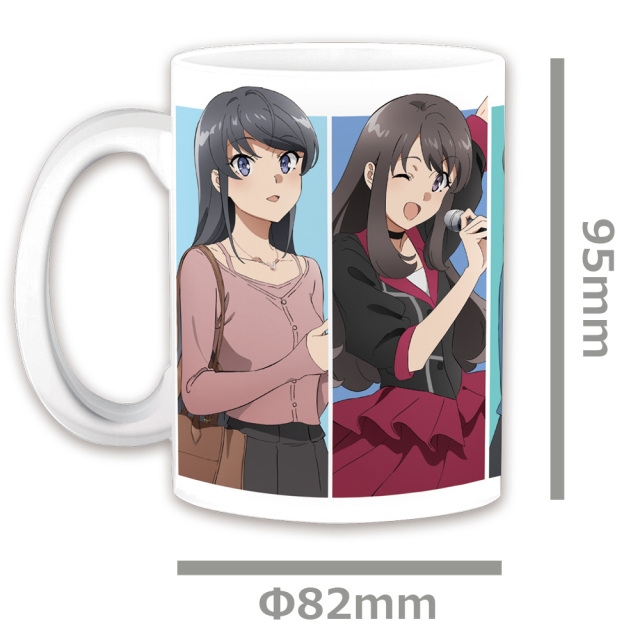 青春ブタ野郎はサンタクロースの夢を見ない マグカップ 麻衣&卯月&郁実