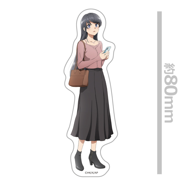 青春ブタ野郎はサンタクロースの夢を見ない ダイカットステッカー 桜島麻衣