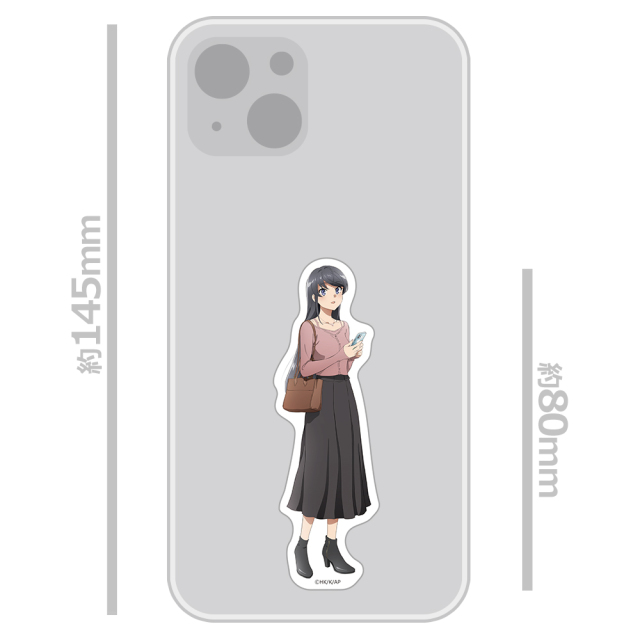 青春ブタ野郎はサンタクロースの夢を見ない ダイカットステッカー 桜島麻衣