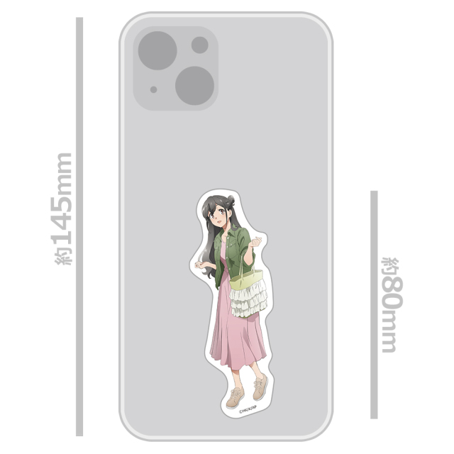 青春ブタ野郎はサンタクロースの夢を見ない ダイカットステッカー 美東美織