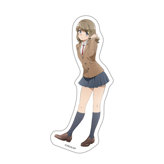 青春ブタ野郎はサンタクロースの夢を見ない ダイカットステッカー 古賀朋絵