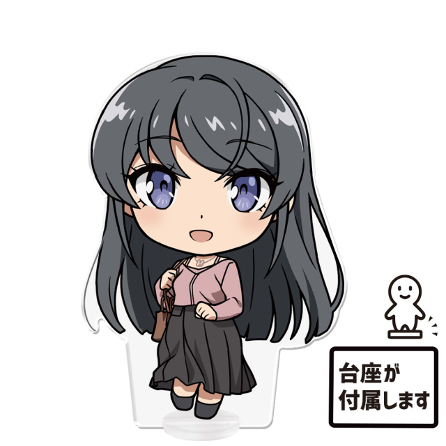 アニメ「青春ブタ野郎」シリーズ でかぷにこれ！アクリルフィギュア