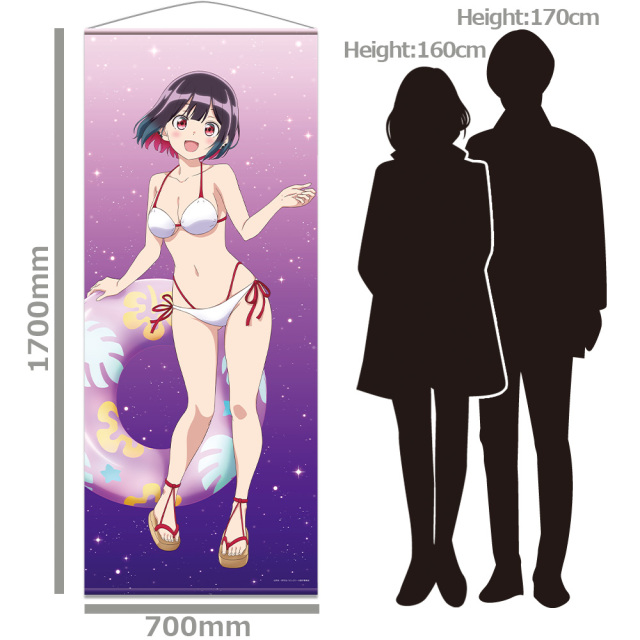 ばっどがーる ほぼ等身大タペストリー 優谷優 水着ver.【描き下ろし】