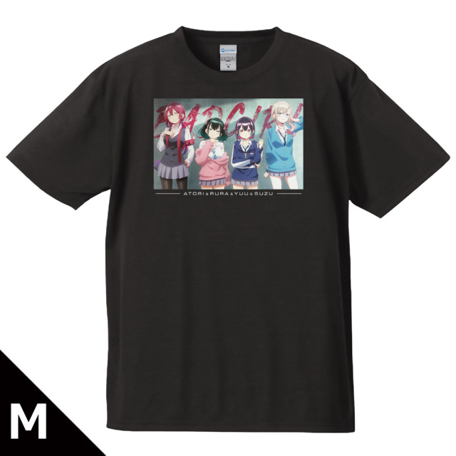 ばっどがーる Tシャツ 優&亜鳥&涼&るら ティザービジュアルver. Mサイズ