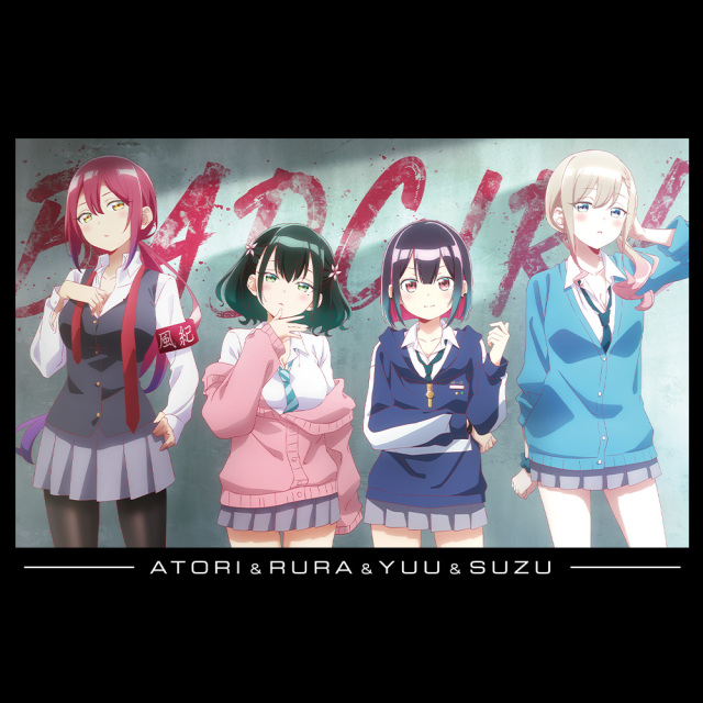 ばっどがーる Tシャツ 優&亜鳥&涼&るら ティザービジュアルver. Lサイズ