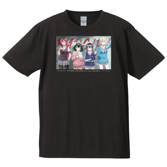 ばっどがーる Tシャツ 優&亜鳥&涼&るら ティザービジュアルver. XLサイズ