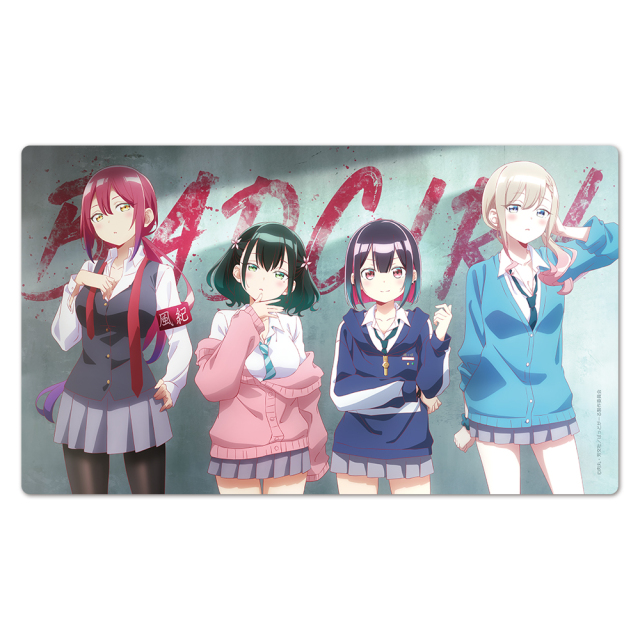 ばっどがーる キャラクターラバーマット 優&亜鳥&涼&るら ティザービジュアルver.