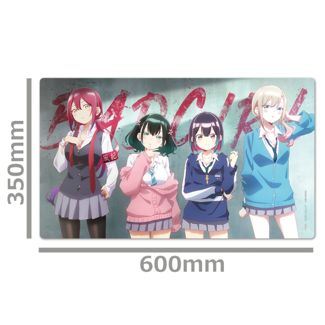 ばっどがーる キャラクターラバーマット 優&亜鳥&涼&るら ティザー