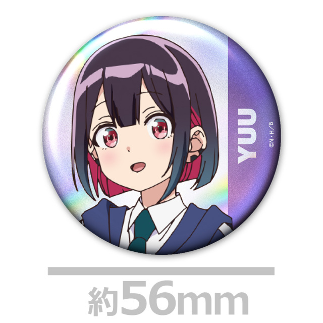 ばっどがーる ホログラム缶バッジ4個セット 優&亜鳥&涼&るら