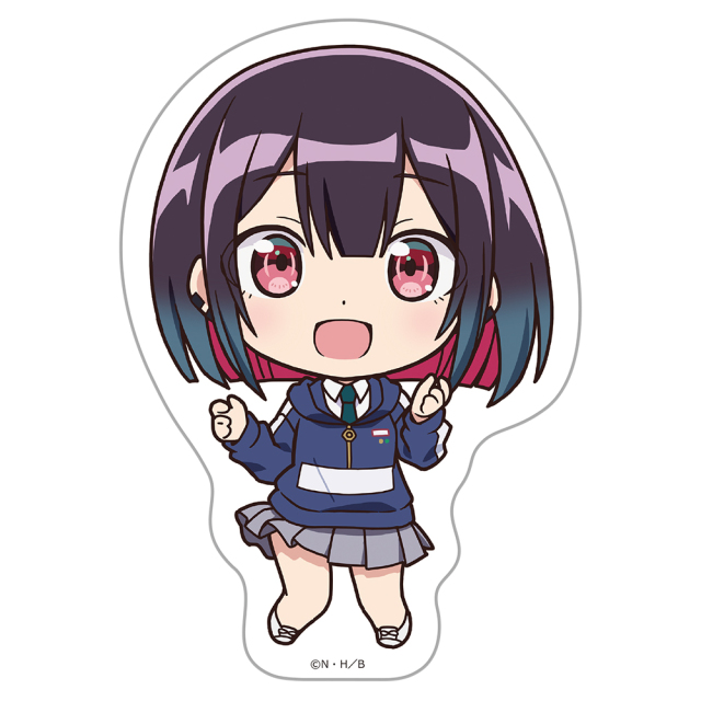 ばっどがーる ダイカットステッカー 優谷優 デフォルメver.