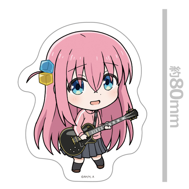 アニメ「ぼっち・ざ・ろっく！」 ダイカットステッカー 後藤ひとり