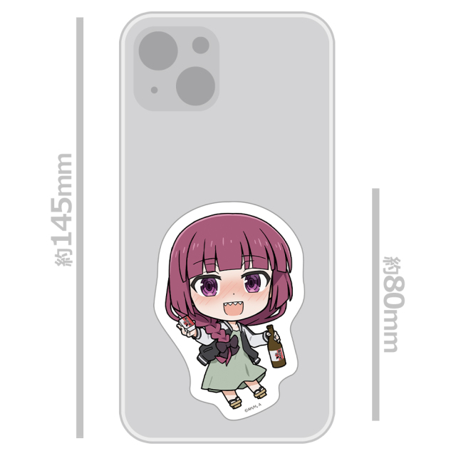 アニメ「ぼっち・ざ・ろっく！」 ダイカットステッカー 廣井きくり